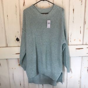 Blue/Green Oversized Sweater